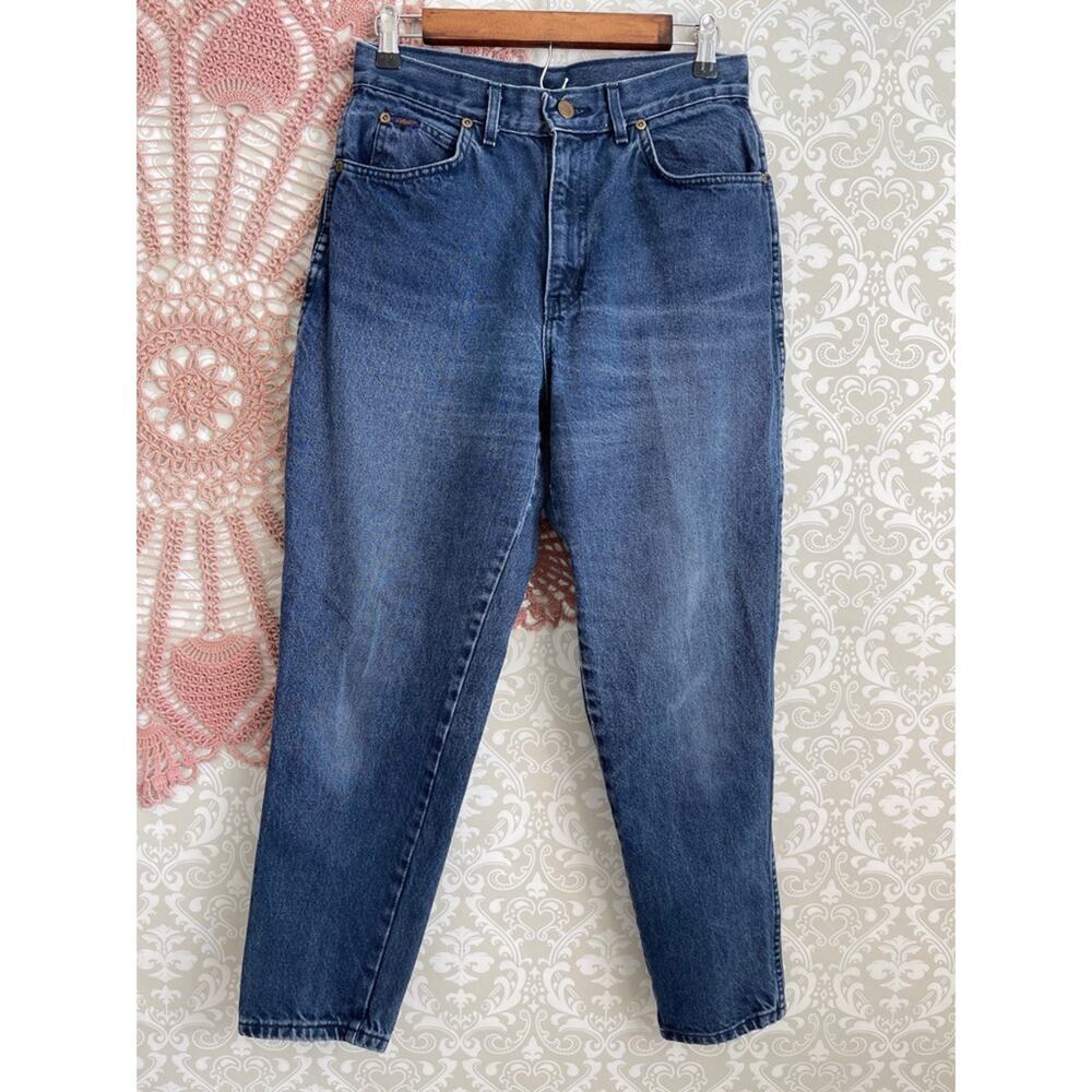 5/$30 Vintage Chic Dark Wash Mom Jeans